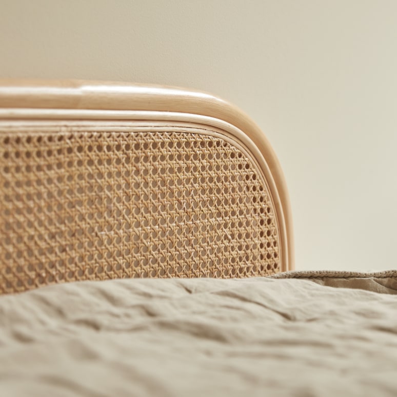 Joséphine - Testiera in rattan da 200 cm