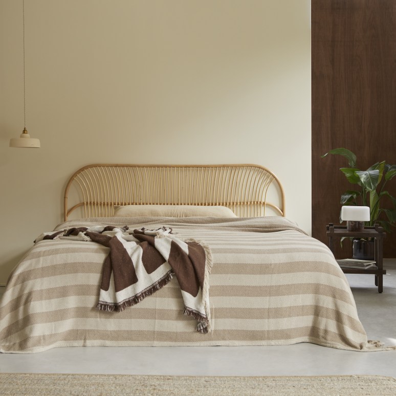 Colette - Rotan hoofdbord 200 cm