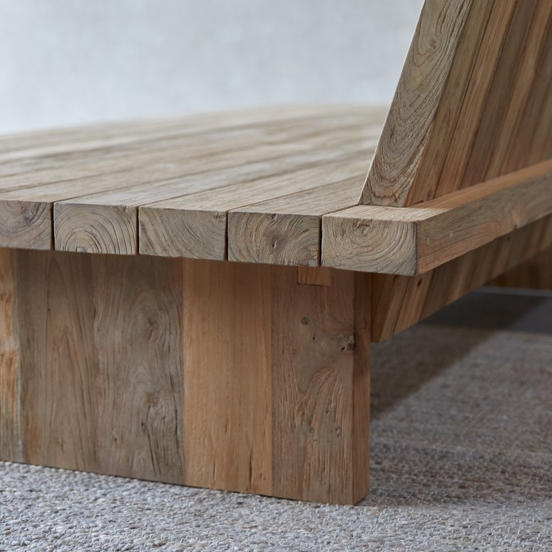 Joaquin - Fauteuil van gerecycled massief teak