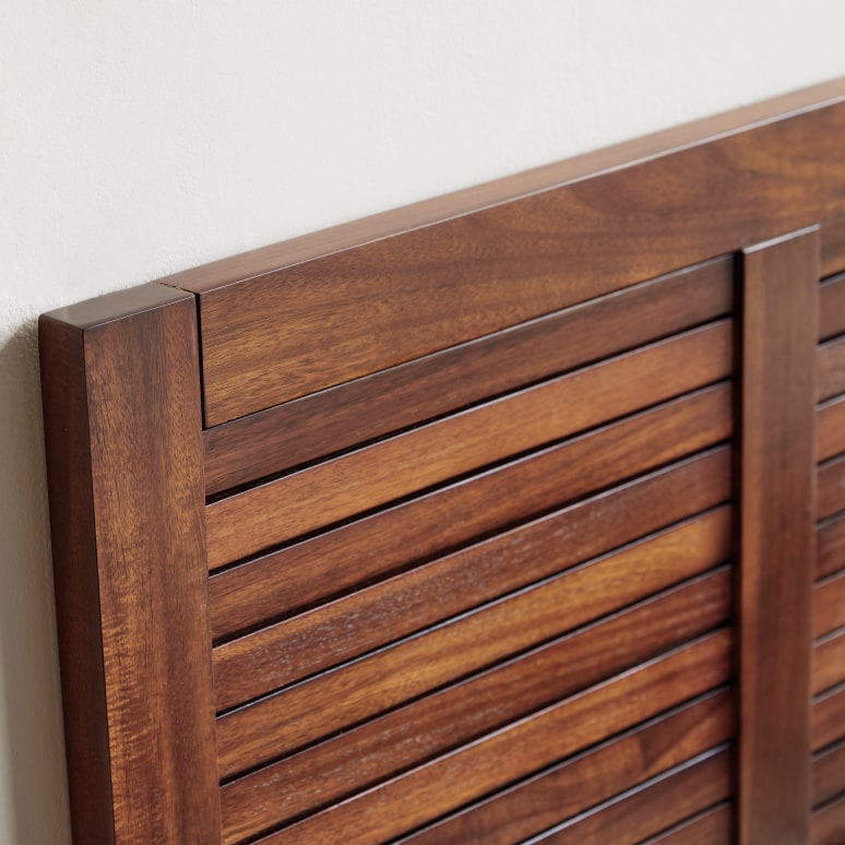 Loggia - Bettkopfteil aus massivem Akazienholz 180 cm