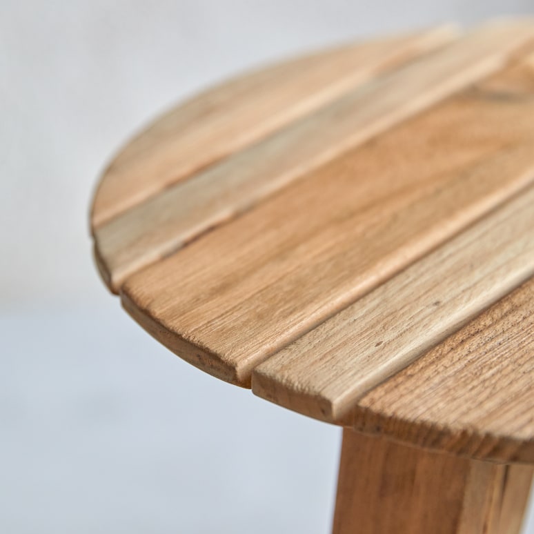 Katrine - Tavolino in teak massello riciclato