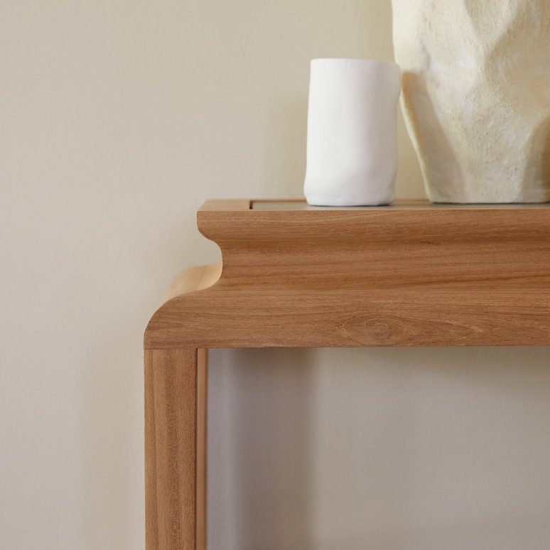 Achille - Console en teck massif 100 cm