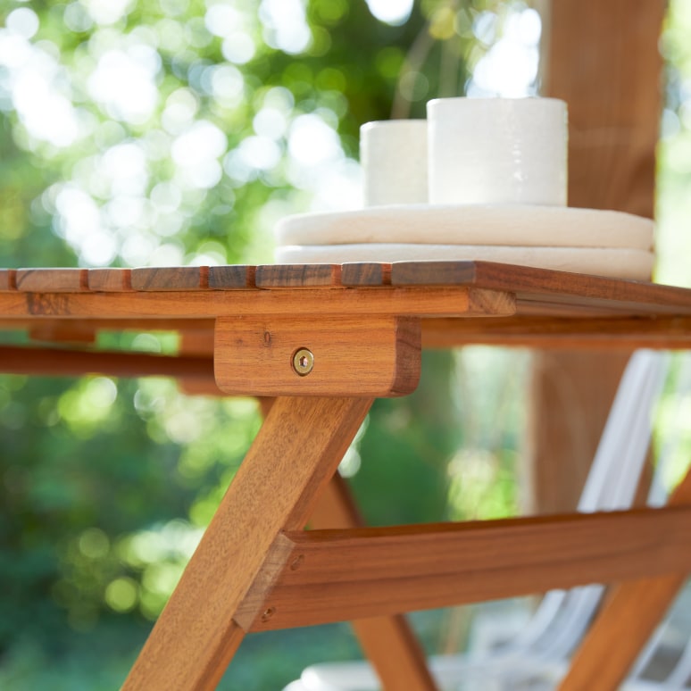 Bistro - Set da giardino in acacia massello, 2 posti