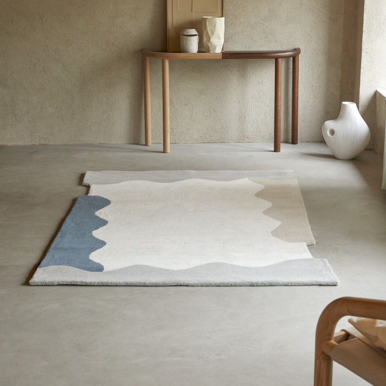 Wollen vloerkleed 156 x 221 cm