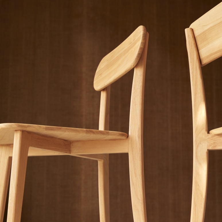 Abel - Solid teak chair