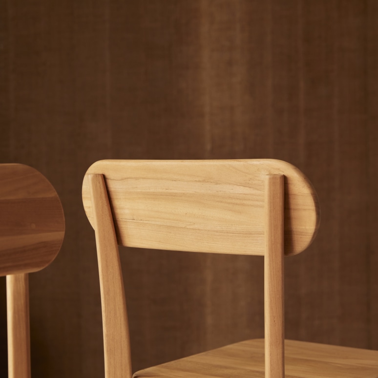 Abel - Solid teak chair