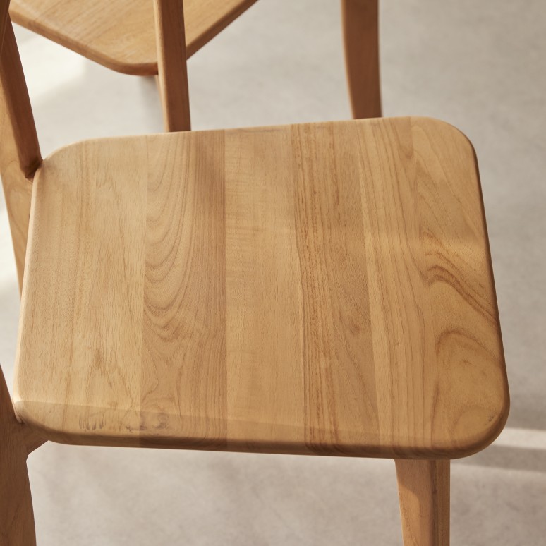 Abel - Solid teak chair