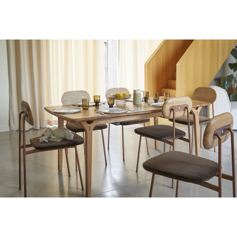 Yutapi - Chaise brown en chêne