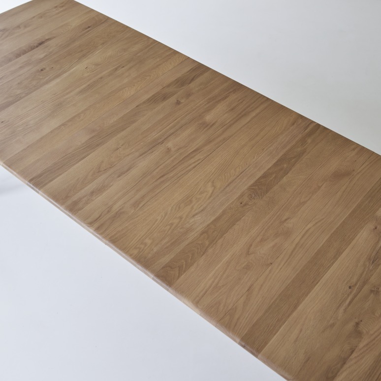 Clara - Solid Oak Extendable Table for 6 to 12 people