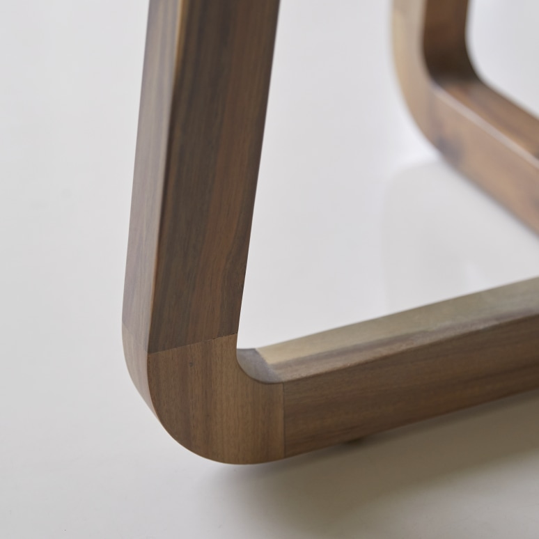 Elio - Runder Gartentisch aus Premium-Terrazzo und massivem Akazienholz, 4 Pers.