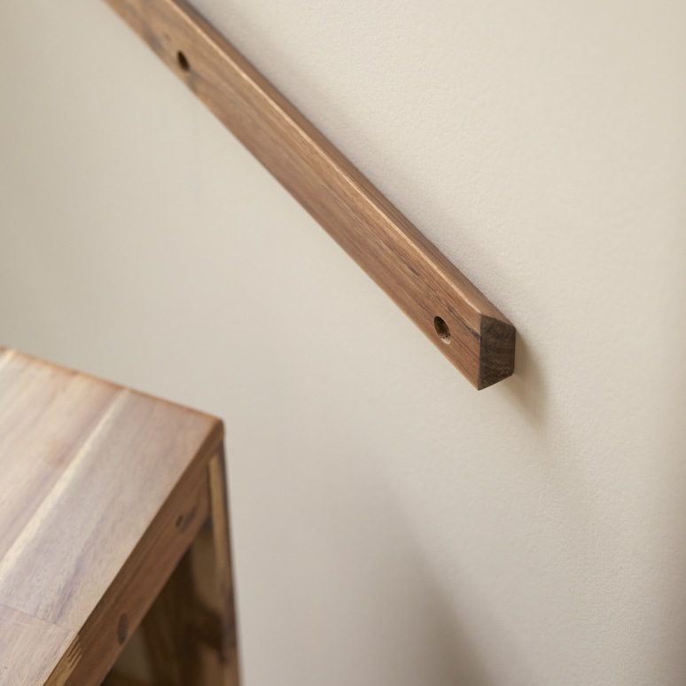 Lila - Badezimmermöbel aus massiver Akazie 60cm