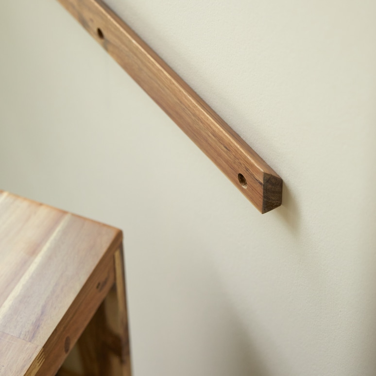 Lila - Bathroom cabinet in solid acacia - 60 cm