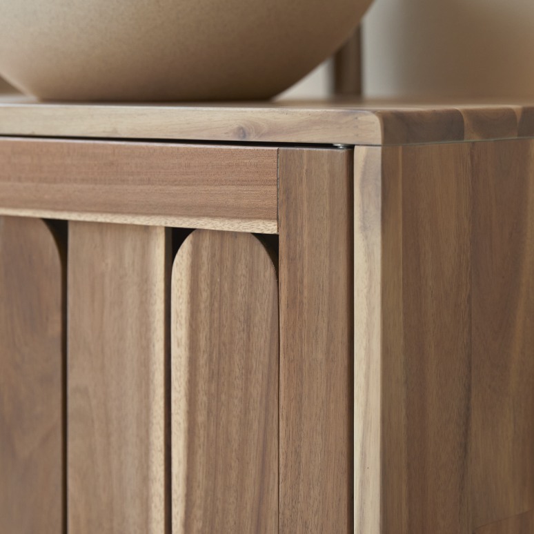 Lila - Mobile per il bagno in legno di acacia massello 120 cm