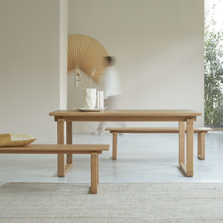 Sybille - Sybille - Solid Oak Table for 4 to 6 people