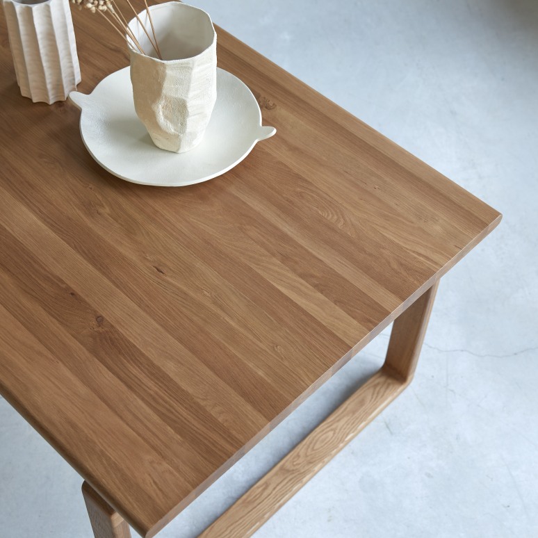 Sybille - Sybille - Solid Oak Table for 4 to 6 people