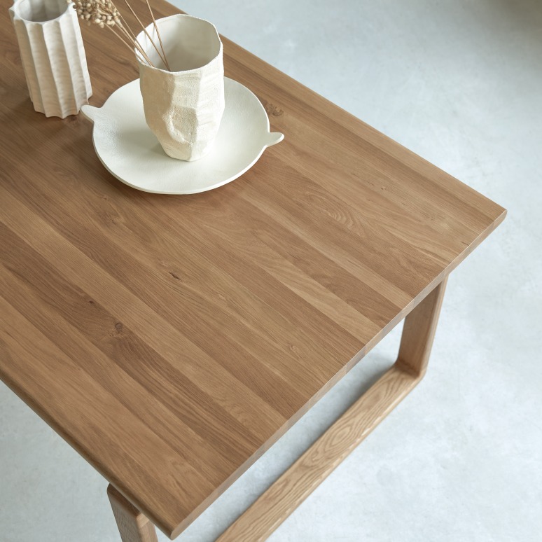 Sybille - Sybille - Solid Oak Table for 4 to 6 people