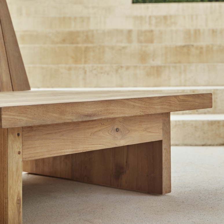 Joaquin - Tuinfauteuil van gerecycled massief teak