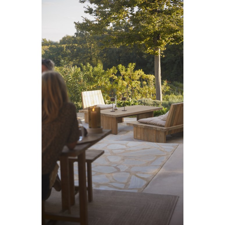 Joaquin - Tavolino da giardino in teak massello riciclato