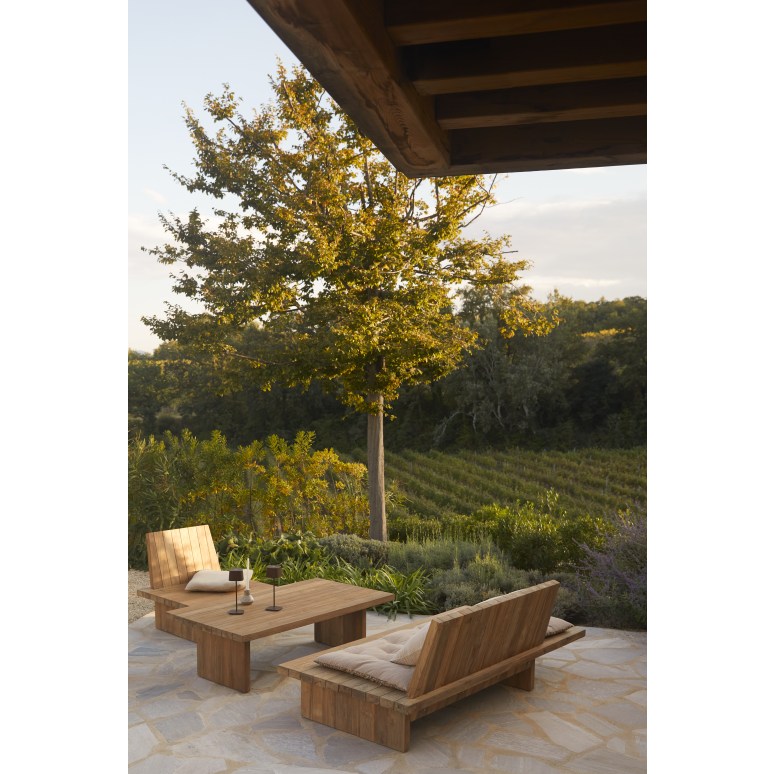 Joaquin - Tuinfauteuil van gerecycled massief teak