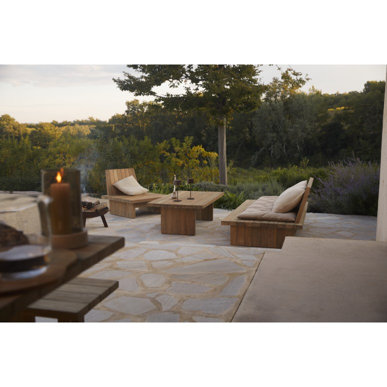 Joaquin - Gartenbank aus massivem Recycling-Teak