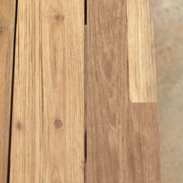 Joaquin - Outdoor coffee table in recycled solid teak wood