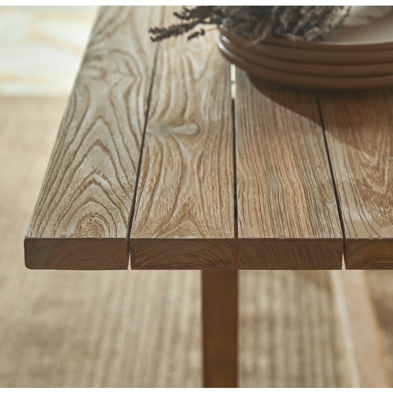 Antonia - Gartenmöbel-Set aus massivem, recyceltem Teakholz, 6 Personen