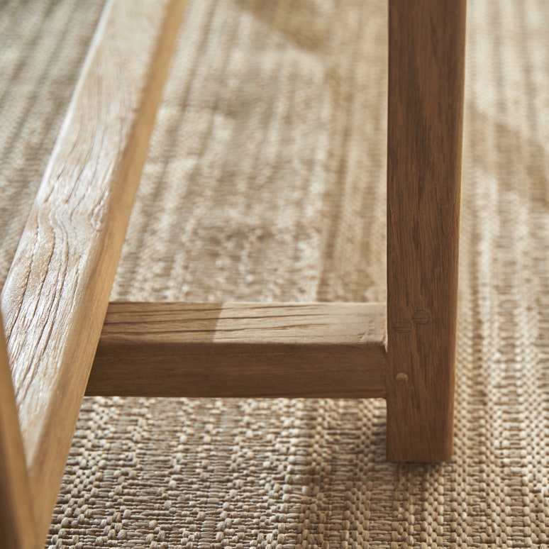 Antonia - Recycled solid teak garden set, 6 seats