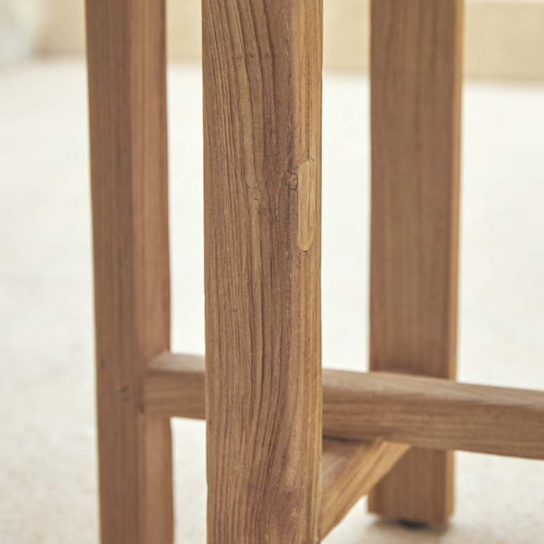 Antonia - Set di mobili da giardino in teak massello riciclato 6 posti