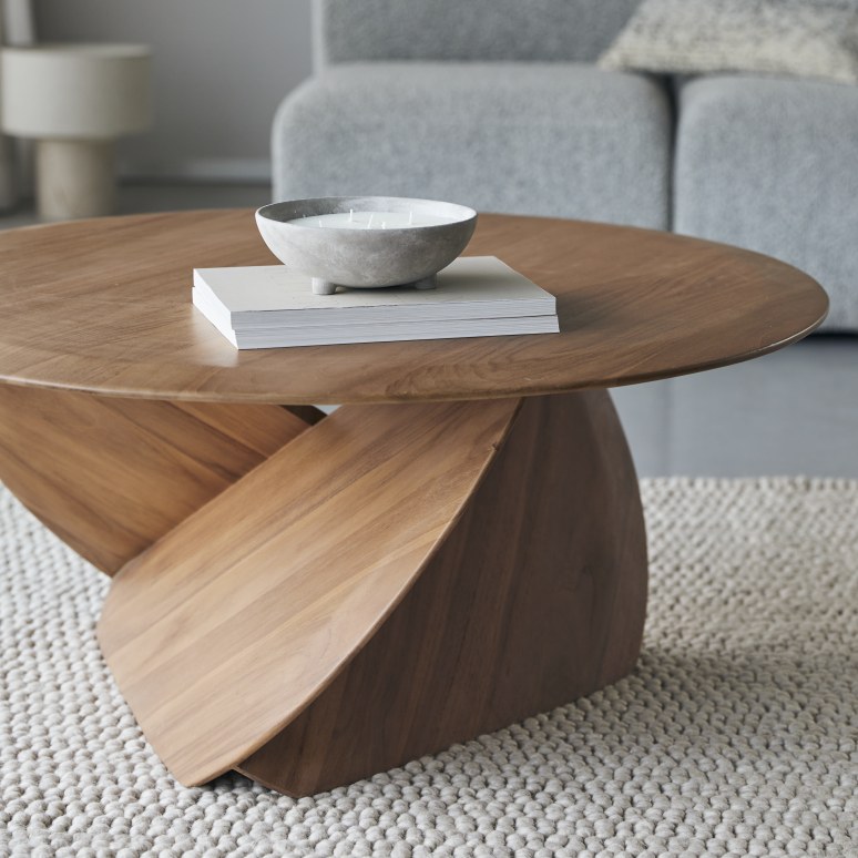 Gonzague - Salontafel in massief teak, groot model