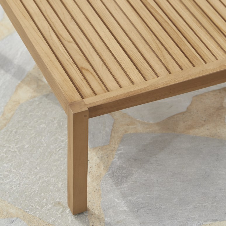 Teo - Gartensessel aus massivem Teakholz