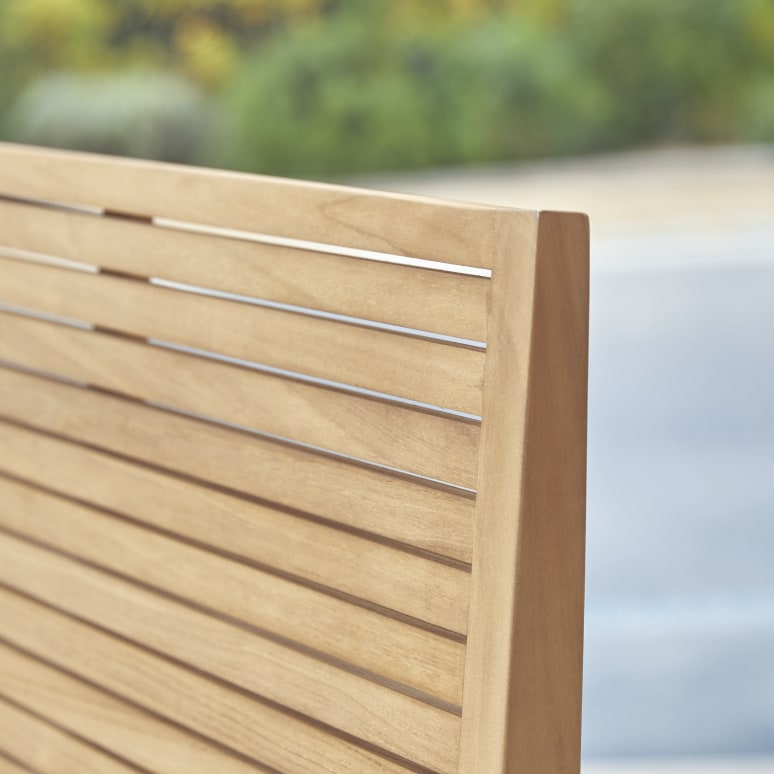 Teo - 2-seater solid teak garden bench