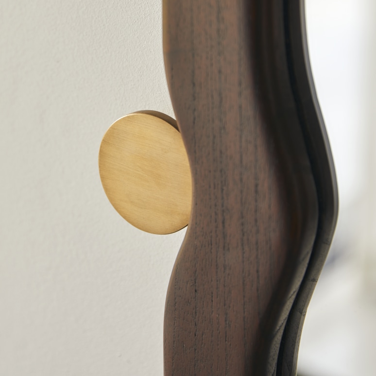 Agate - Mindi wood mirror 60x40 cm