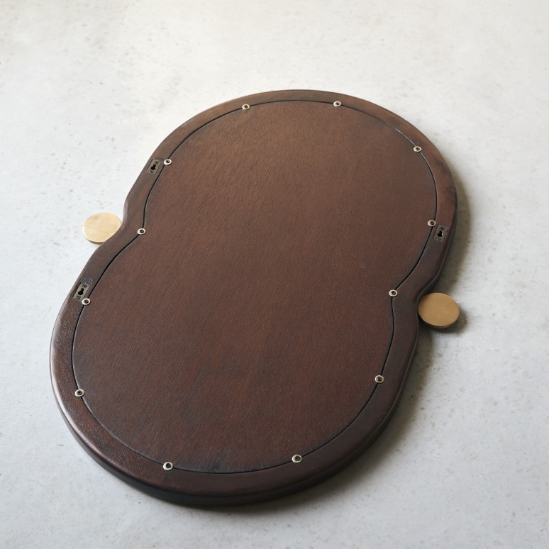 Agate - Mindi wood mirror 80x50 cm