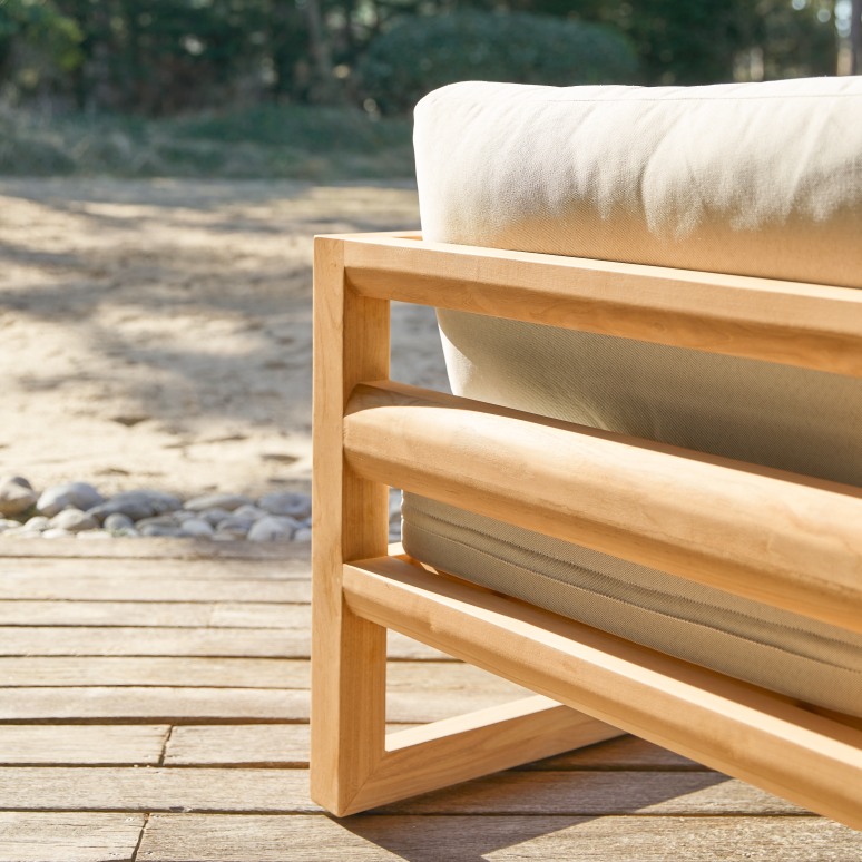 Noah - Tuinfauteuil in massief teak