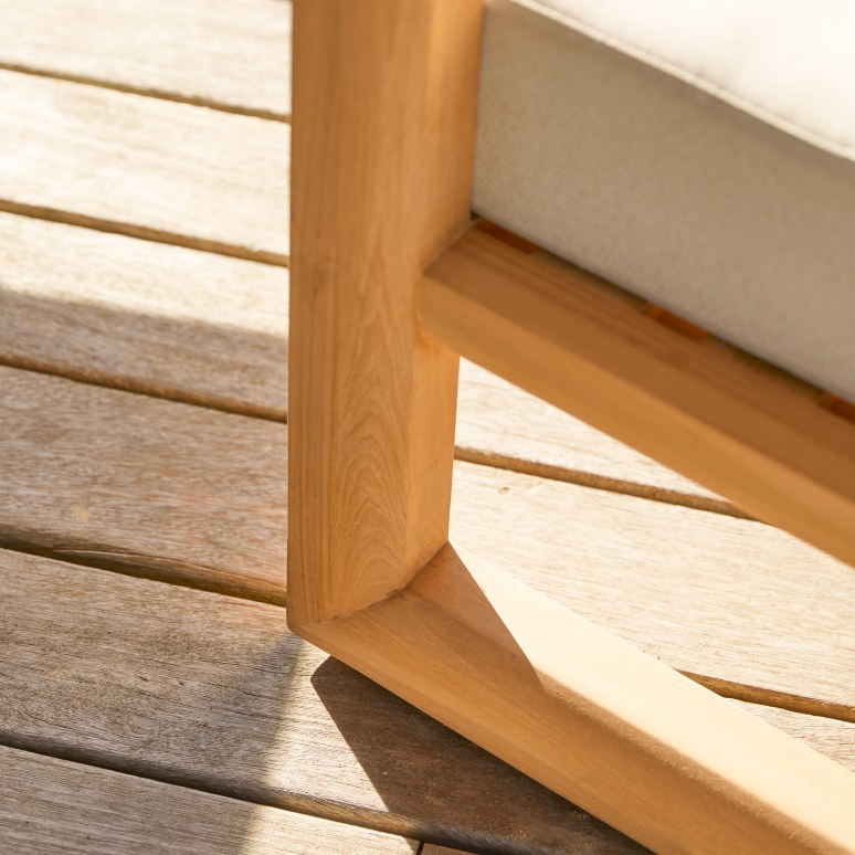 Noah - Tuinfauteuil in massief teak