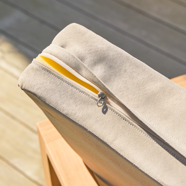 Noah - Banquette de jardin 3 places en teck massif