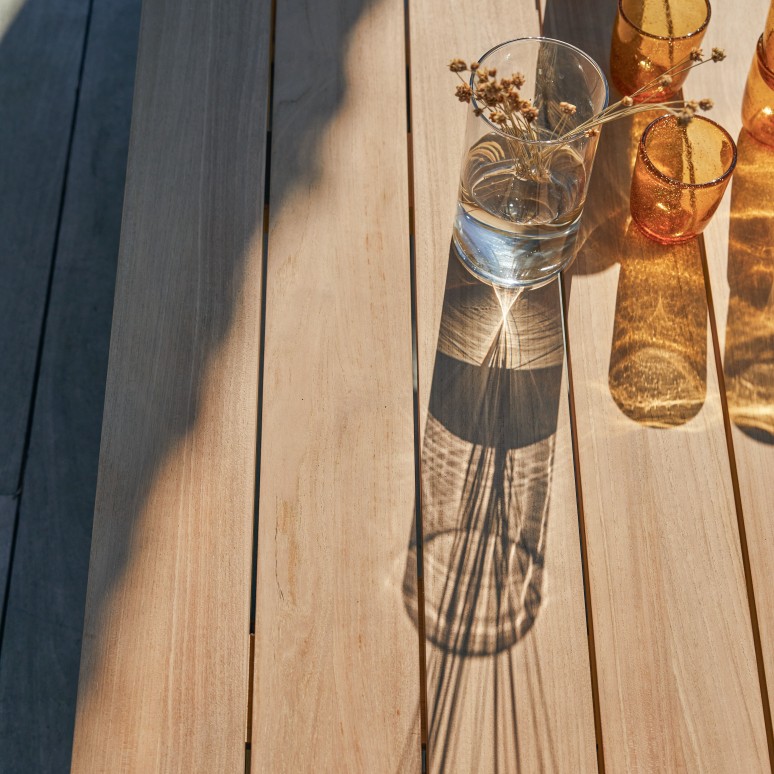 Noah - Solid teak garden coffee table