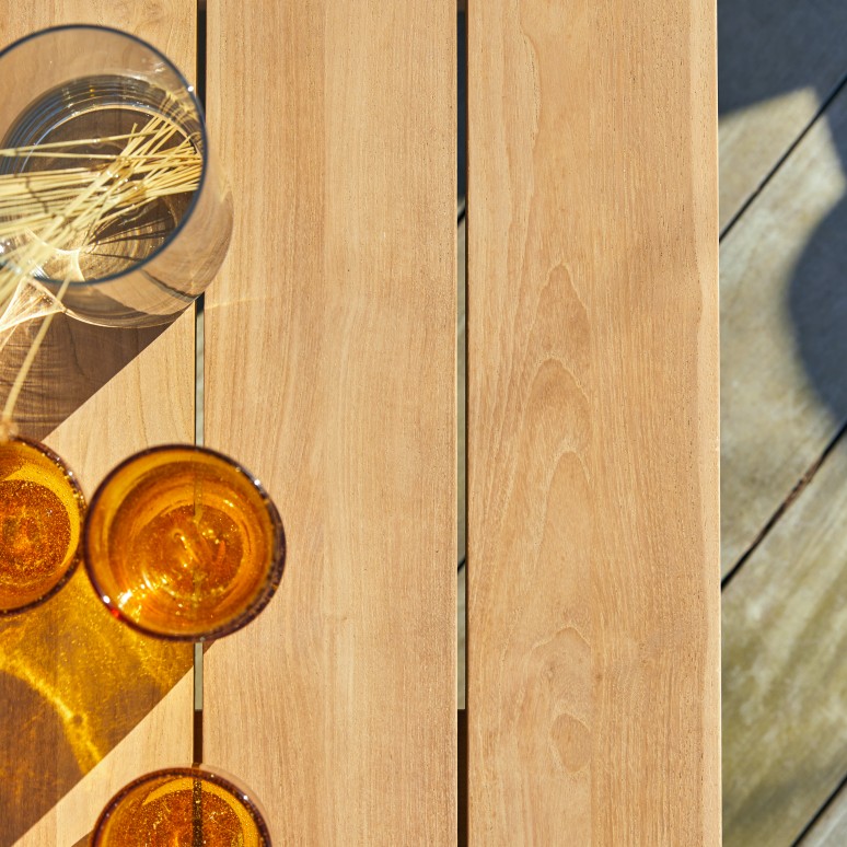 Noah - Solid teak garden coffee table