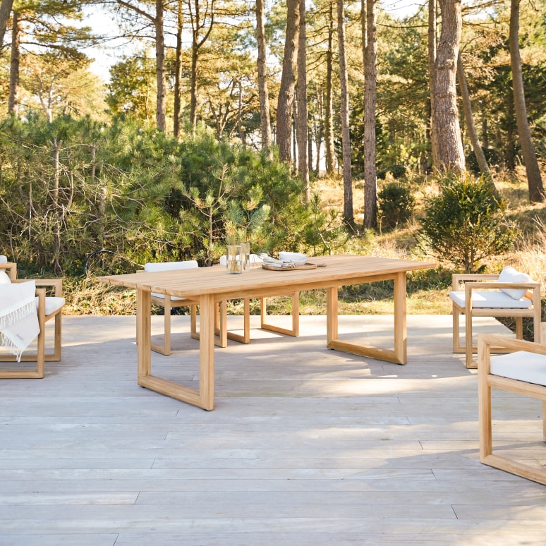 Noah - Tavolo da giardino in teak massello 8-10 persone