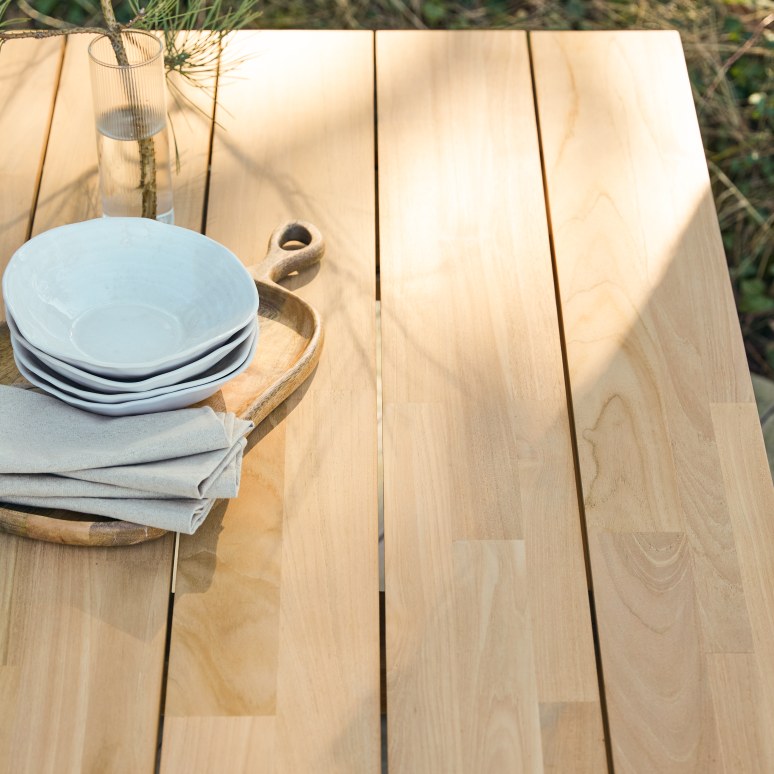 Noah - Solid teak 8–10-seater garden table