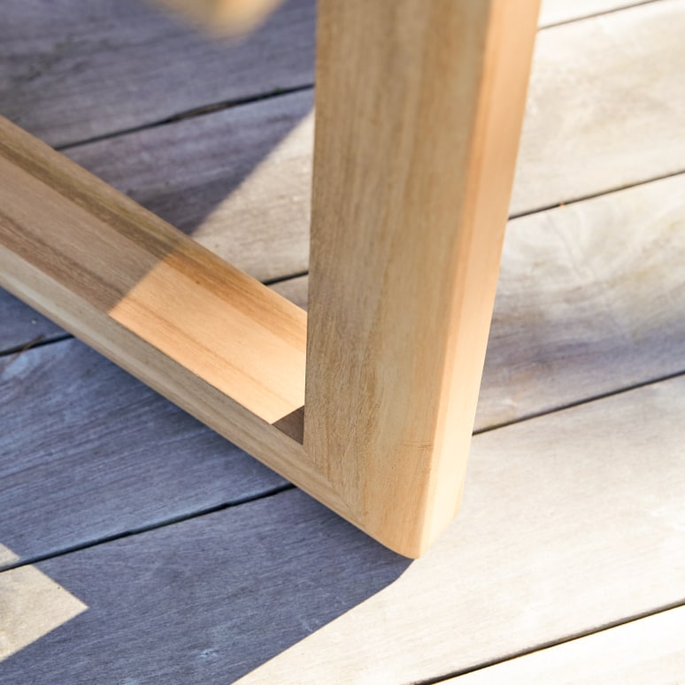 Noah - Solid teak 8–10-seater garden table