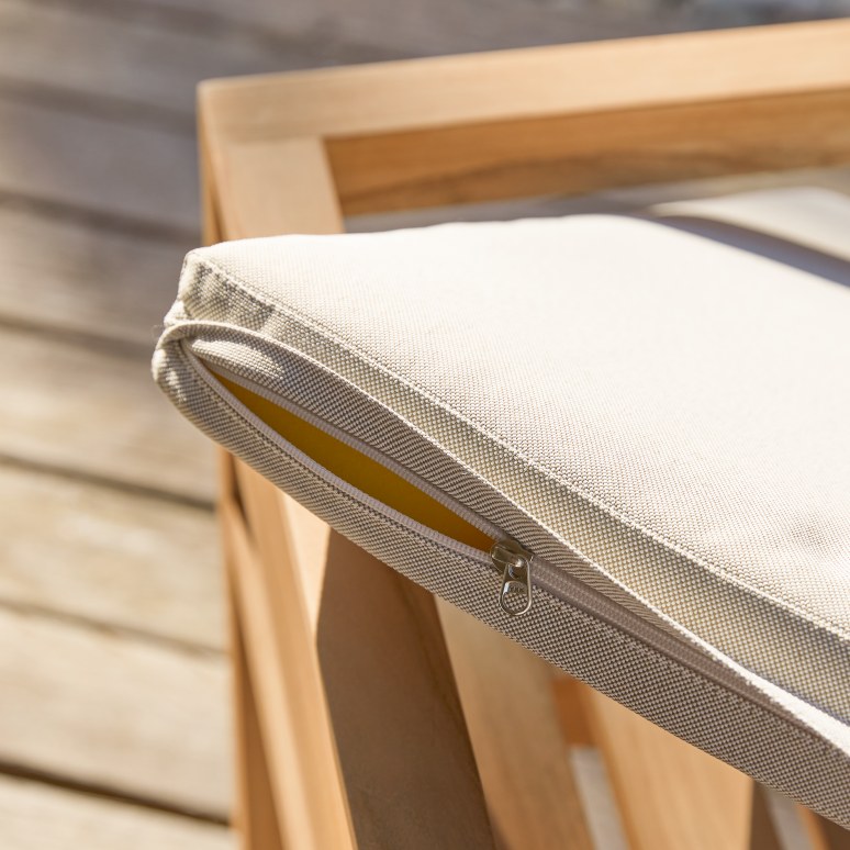 Noah - Ensemble de jardin en teck massif 6 chaises