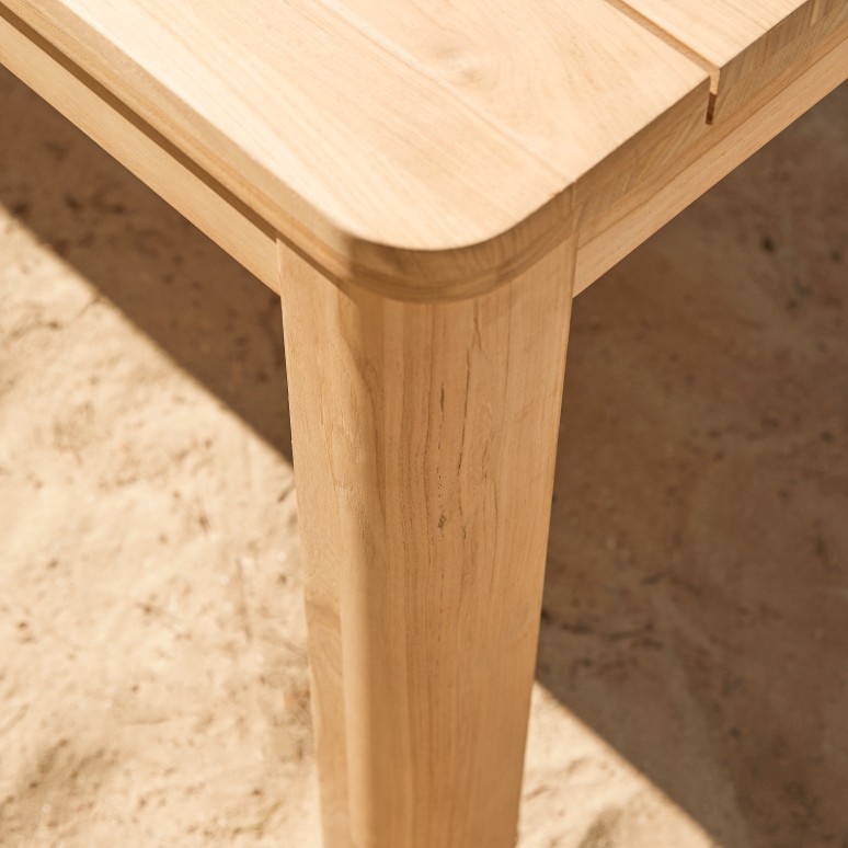 Leon - Table de jardin en teck massif 6-8 pers