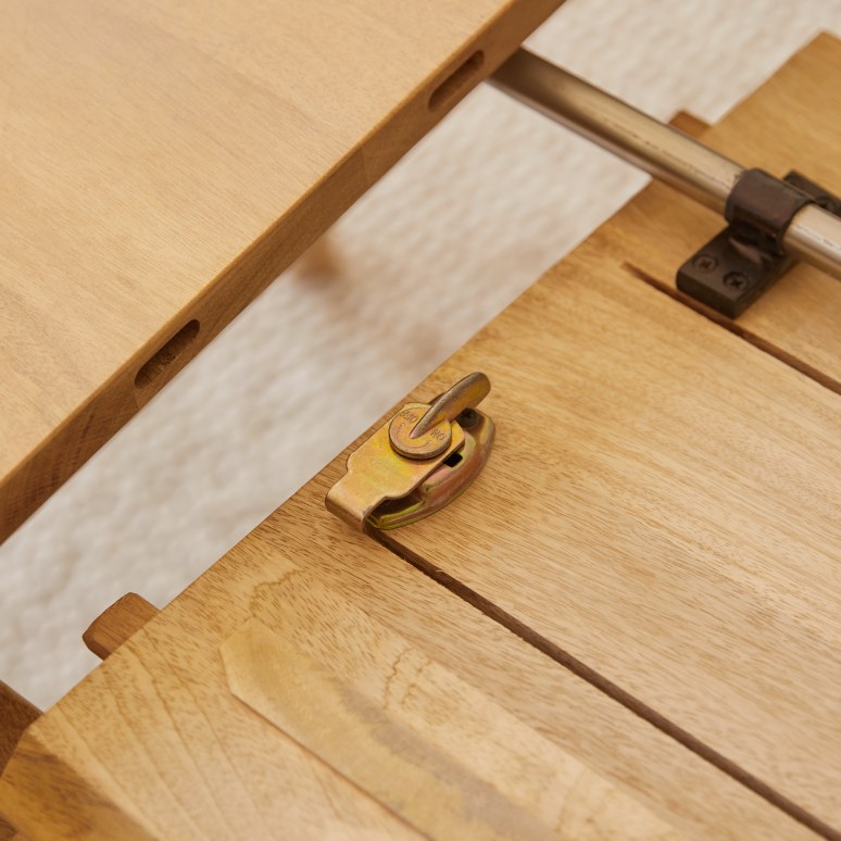 Cloé - Ausziehbarer Tisch aus massivem Mangoholz, 4–6 Pers.