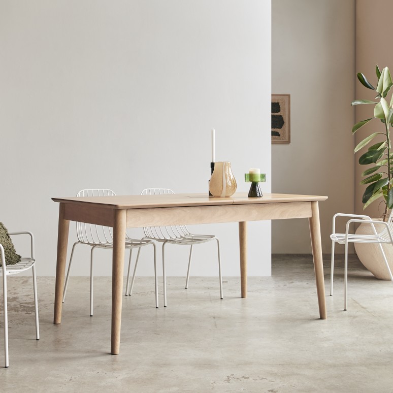 Cloé - Table extensible en manguier massif 4-6 pers.