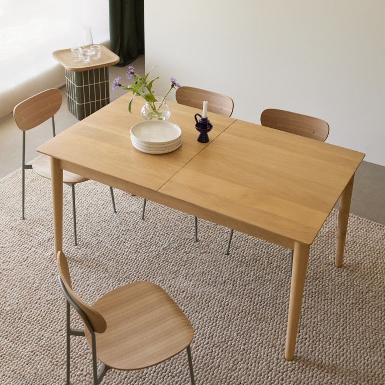 Cloé - Table extensible en manguier massif 4-6 pers.