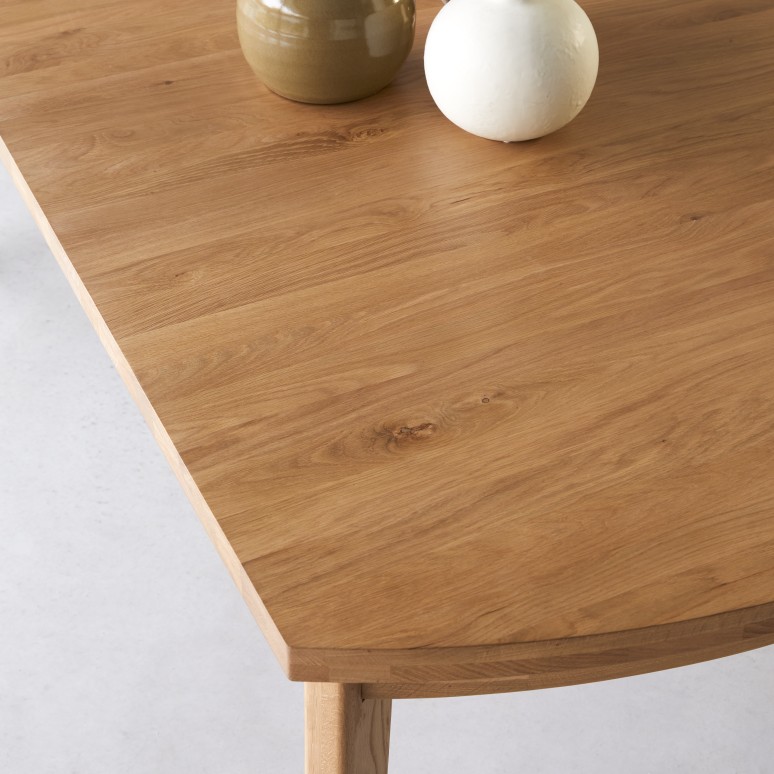 Maia - Table extensible en chêne massif 6-12 pers.