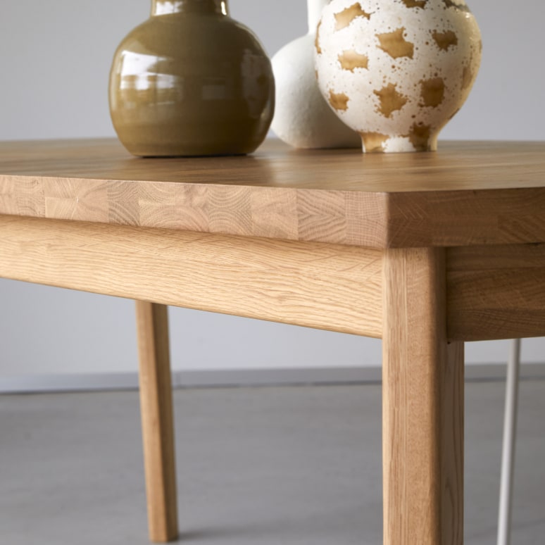 Maia -  Solid Oak Extendable Table for 6 to 12 people