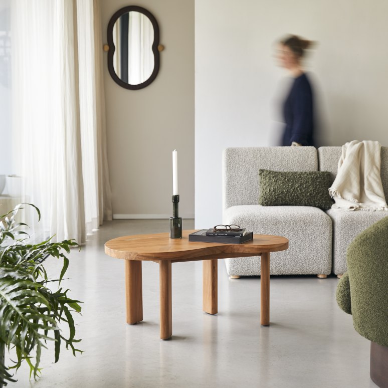 Lothaire - Coffee table in solid teak