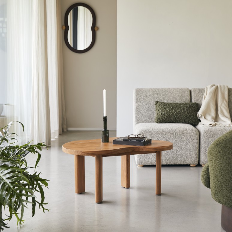 Lothaire - Tavolino in teak massello